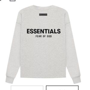 Essentials Fear of God relaxed crew neck - Dark Oatmeal